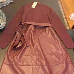 Ted Baker London Plum Midi Dress with Belt